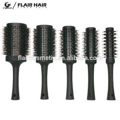 Salon care new design plastic ceramic hair brush with private logo